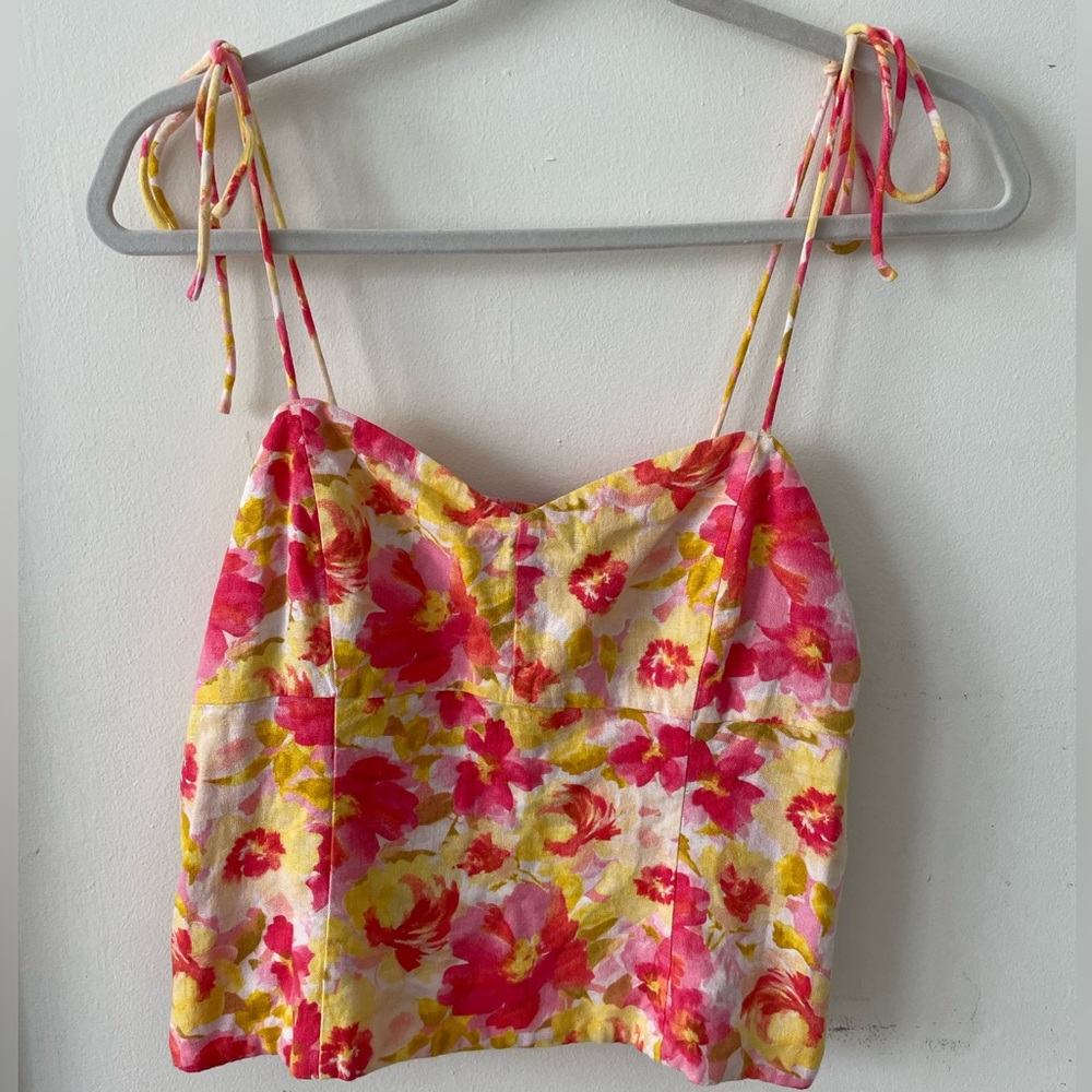 Old Navy Spaghetti Strap floral top